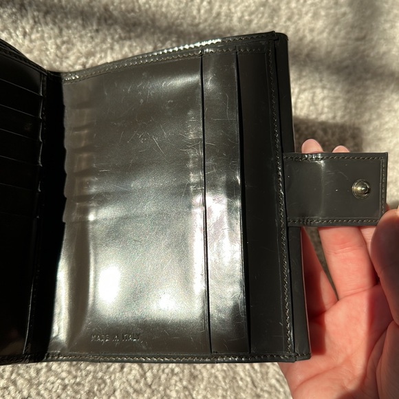 Prada Wallet - Spazzolato Portafoglio in Color Gray Smog with authenticity card - Picture 11 of 16